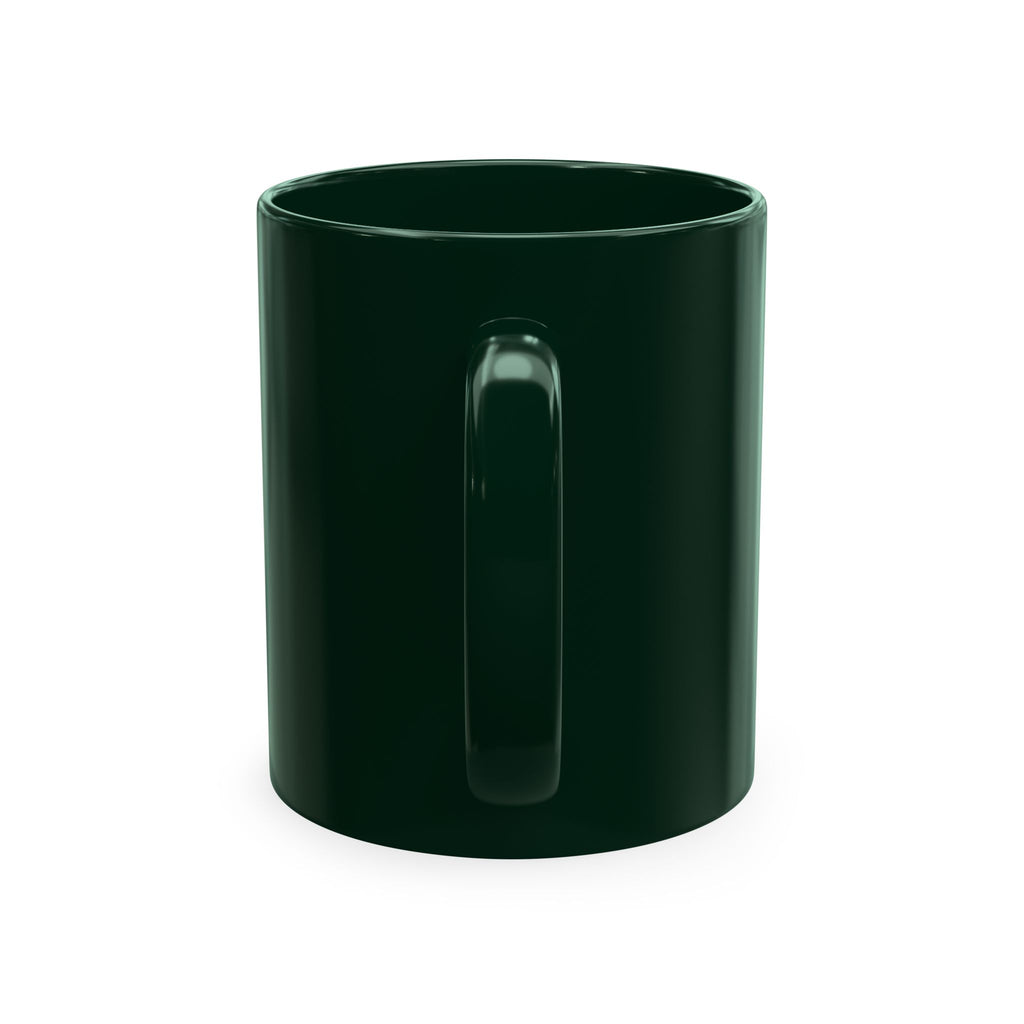 Skull Clash Ceramic Mug — Vintage Rock Tattoo Coffee Cup