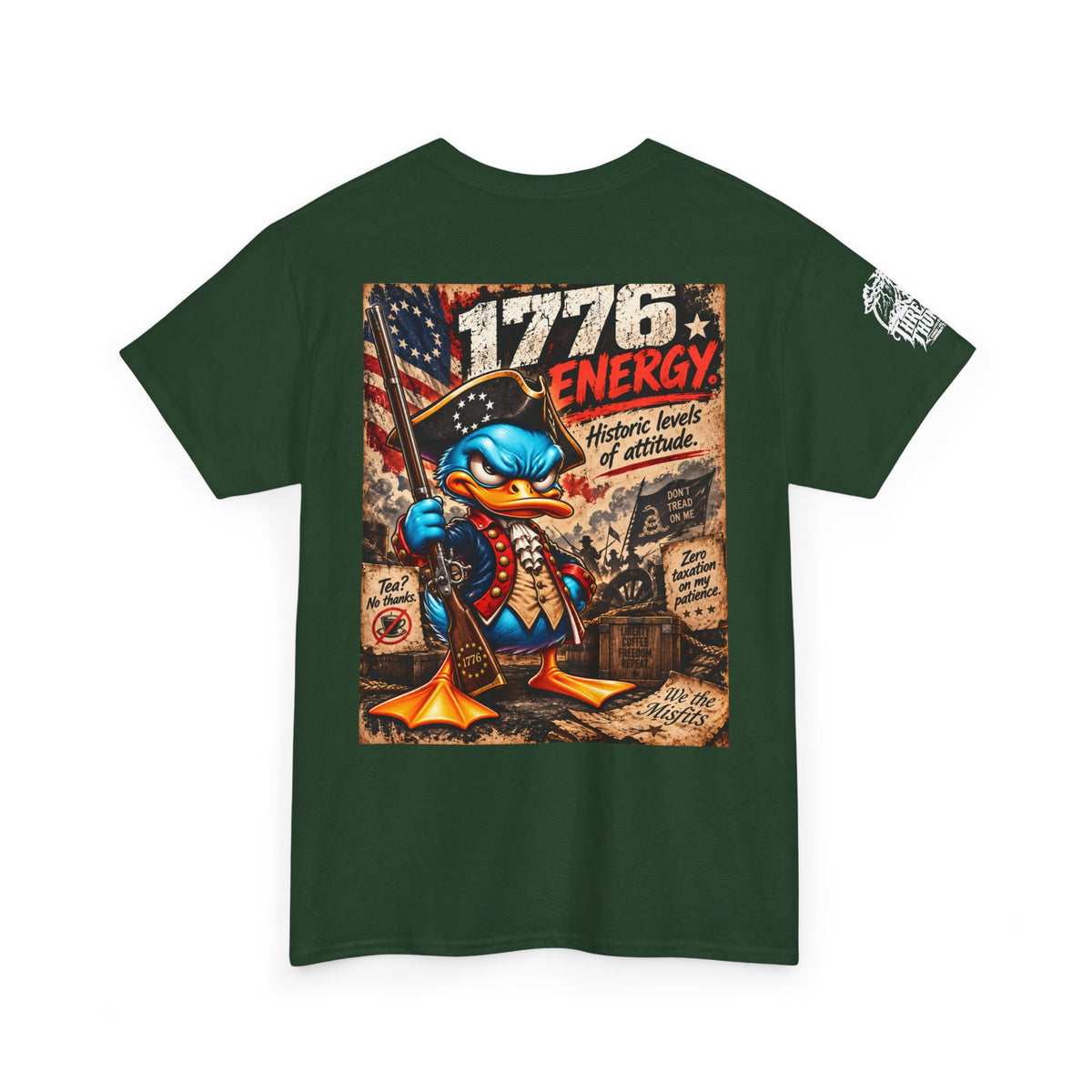 FUCK A DUCK BAND — Design #5 | 1776 Energy Back Graphic Tee