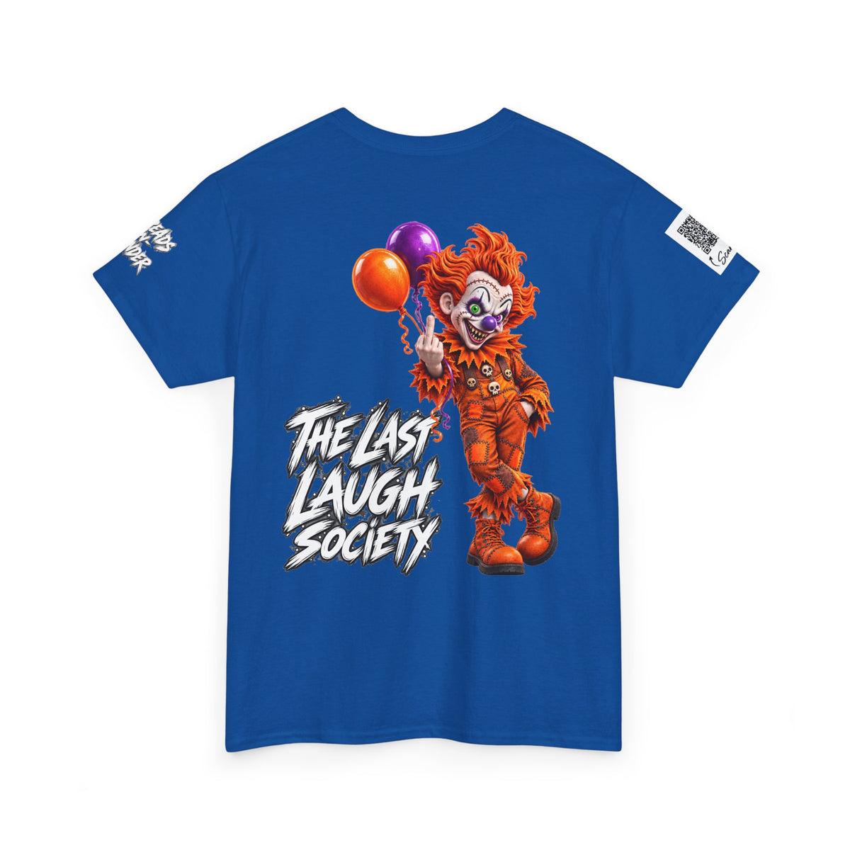 The Last Laugh Society Tee #127 — Carnival Clown Horror Graphic T-Shirt