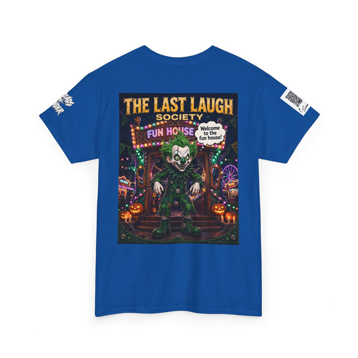 The Last Laugh Society Tee #161 — Carnival Clown Horror Graphic T-Shirt