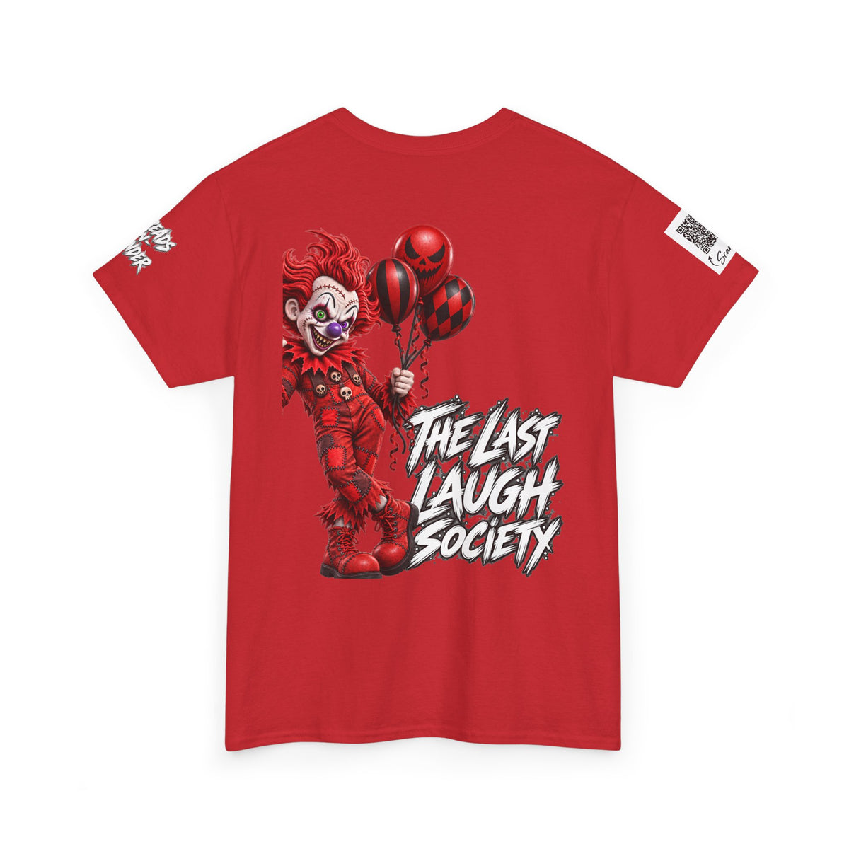 The Last Laugh Society Tee #126 — Carnival Clown Horror Graphic T-Shirt
