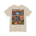 Support the Troops, Defend the Rights Back Graphic Tee