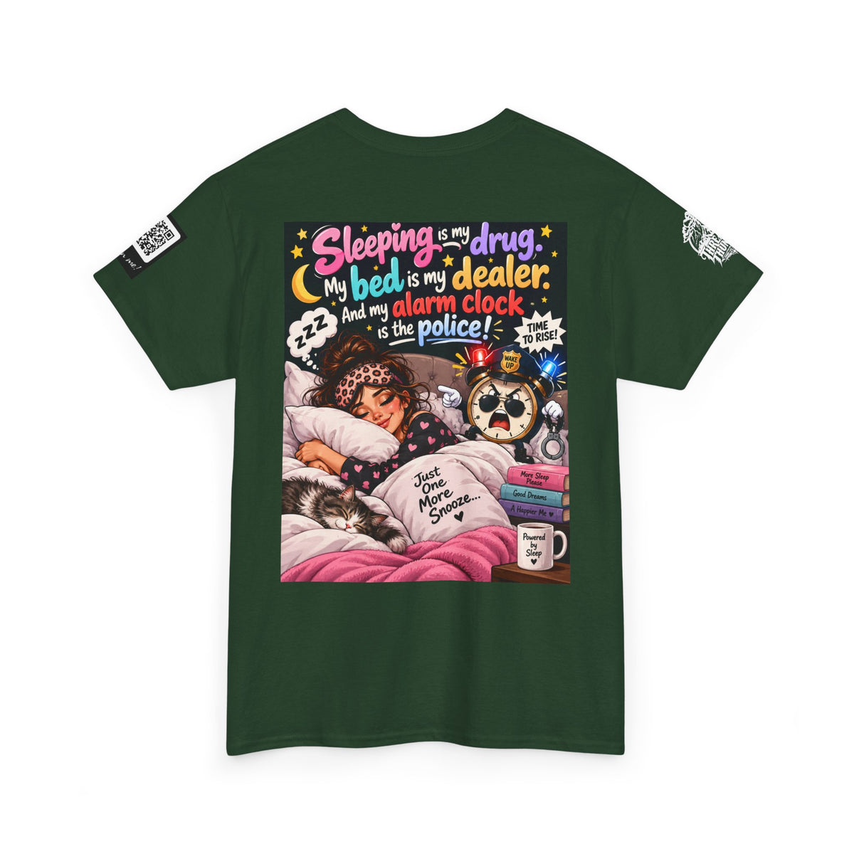 Sleeping Is My Drug — Powered by Sleep Back Graphic Tee