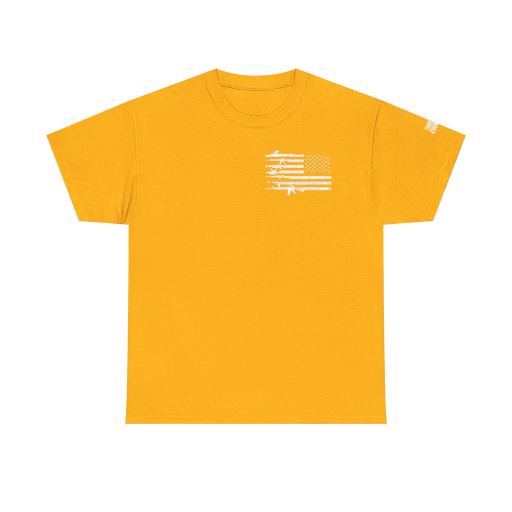 Second Amendment T-Shirt — Constitution Quote Flag Tee