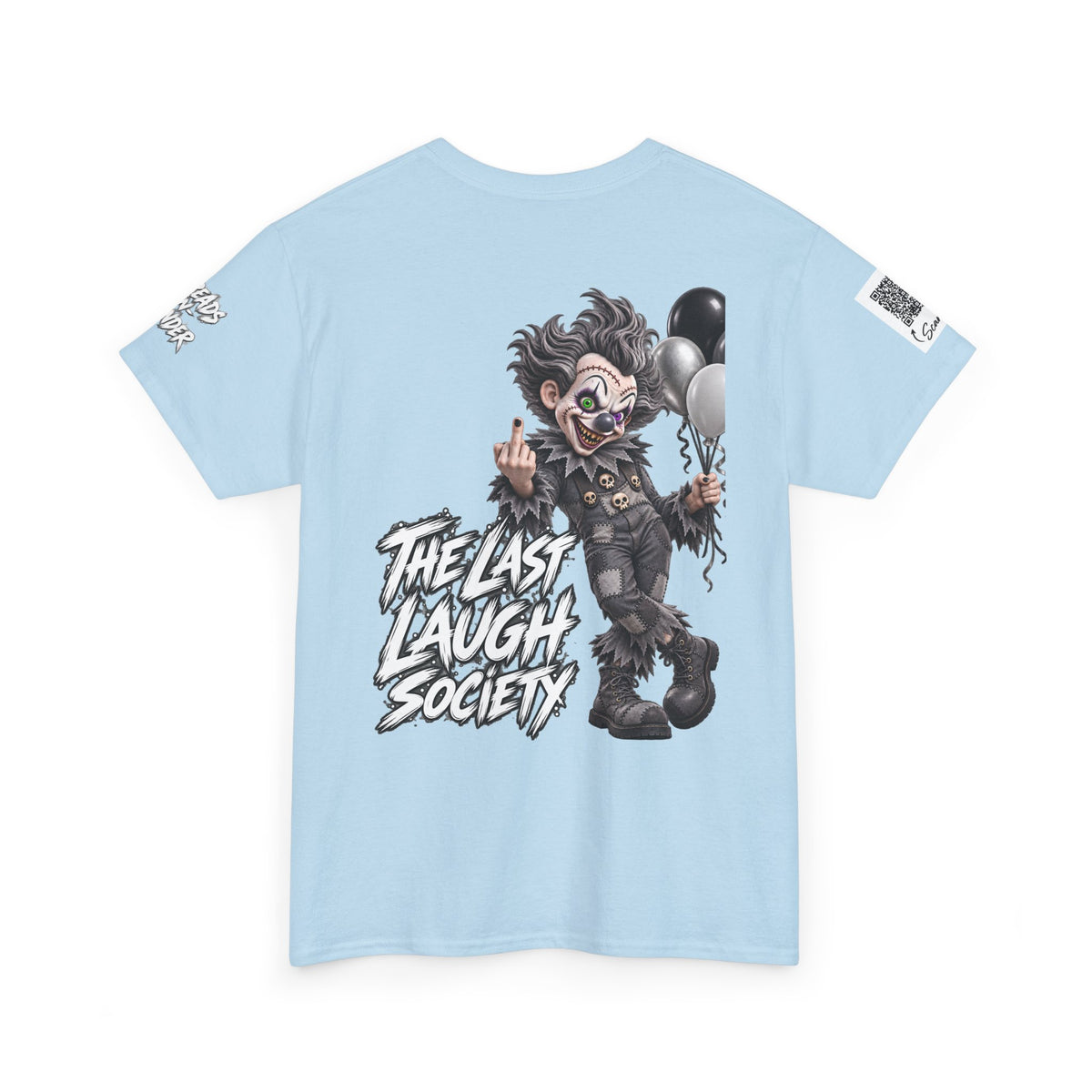 The Last Laugh Society Tee #119 — Carnival Clown Horror Graphic T-Shirt