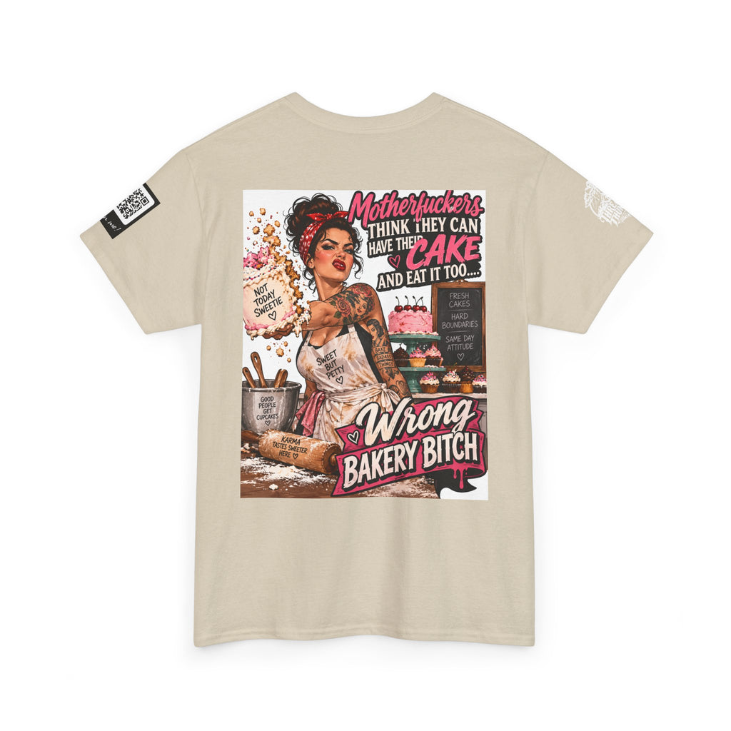 Wrong Bakery Bitch — Tattooed Baker Back Graphic Tee
