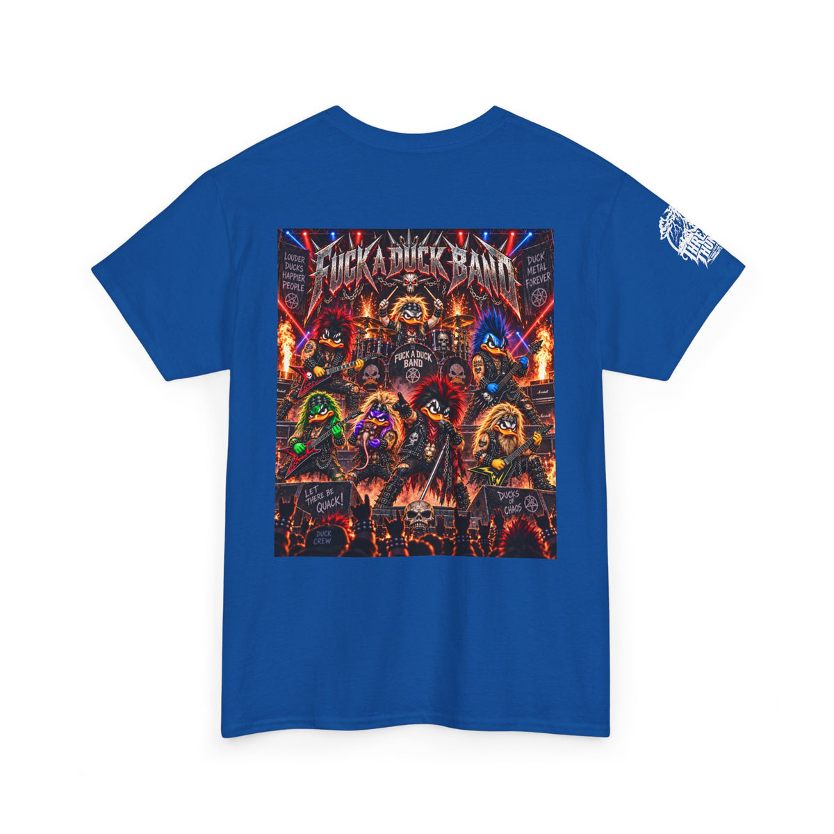 FUCK A DUCK BAND — Heavy Metal Monster Show Back Graphic Tee