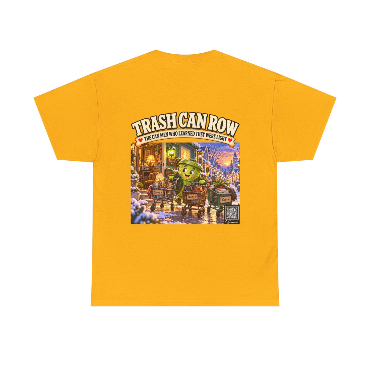 Trash Can Row Tee #6