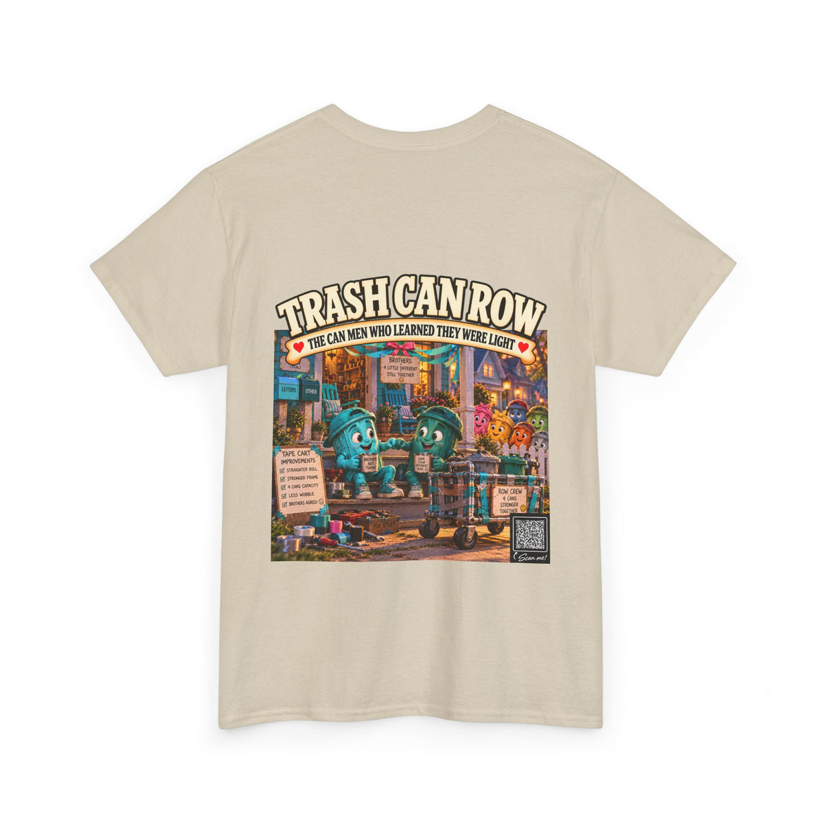 Trash Can Row Tee #1