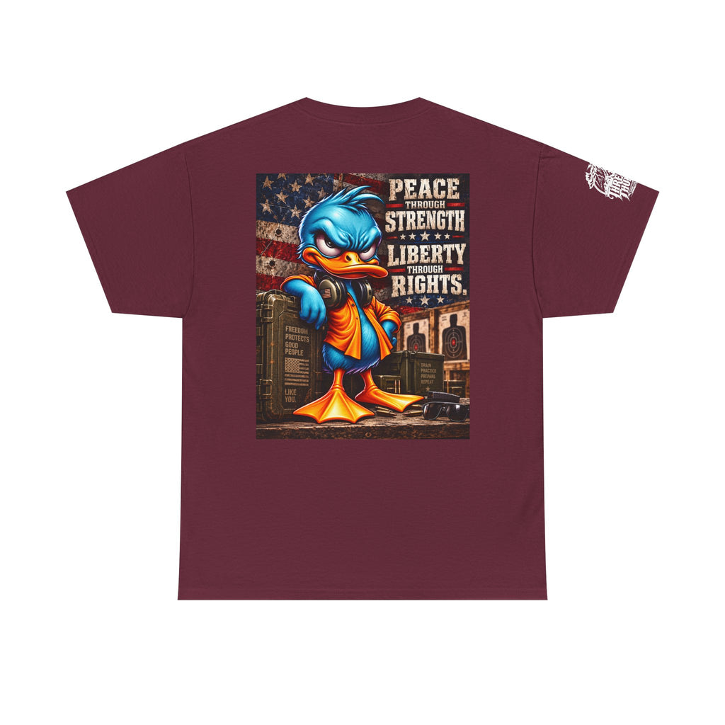 Peace Through Strength, Liberty Through Rights Back Graphic Tee