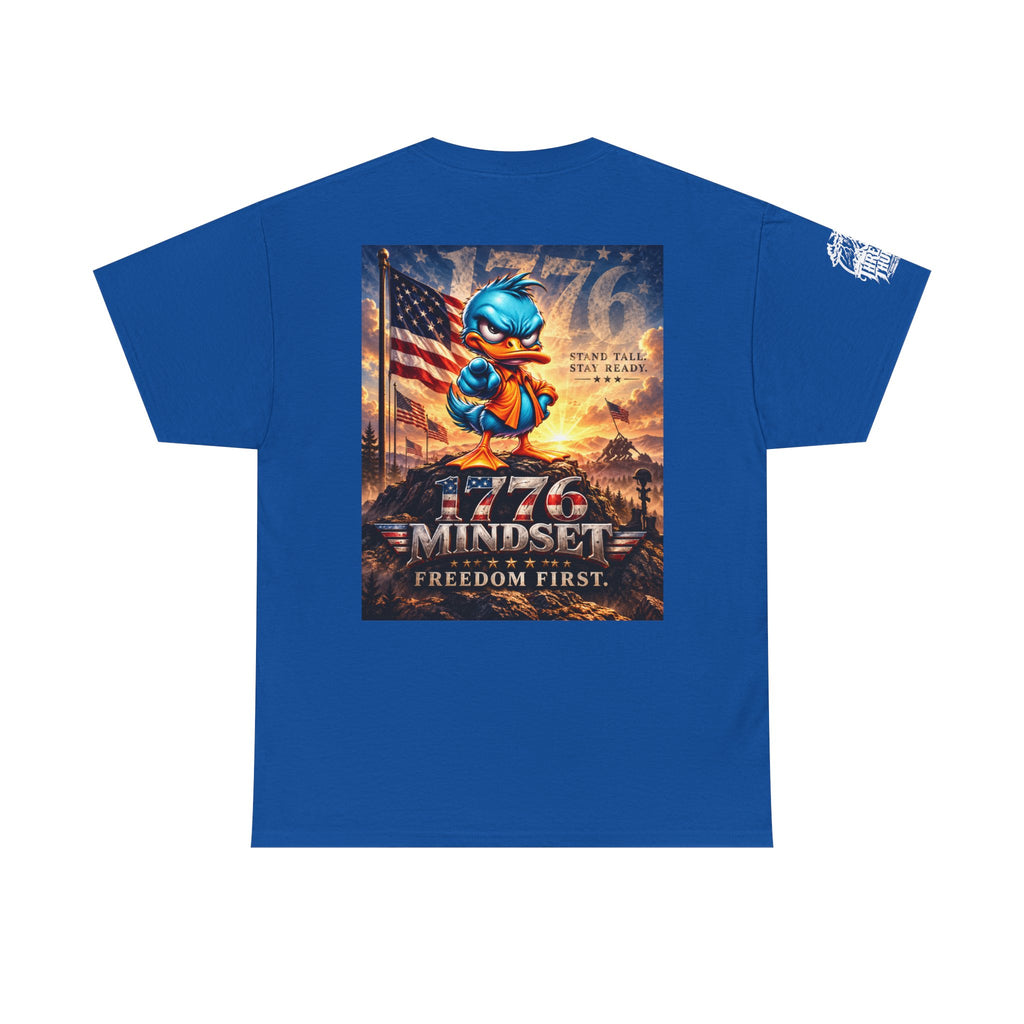 1776 Mindset — Freedom First Back Graphic Tee