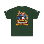 My Luck Is Like a Bald Guy Who Just Won a Comb Back Graphic Tee