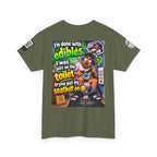I’m Done With Edibles — Toilet Seatbelt Humor Back Graphic Tee