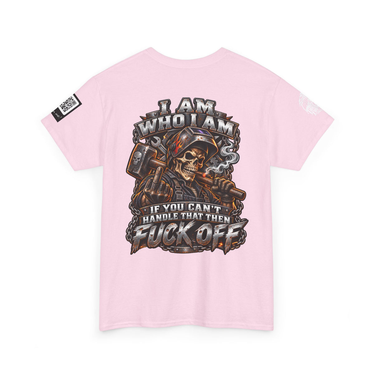 I Am Who I Am — If You Can’t Handle It, Fuck Off Back Graphic Tee