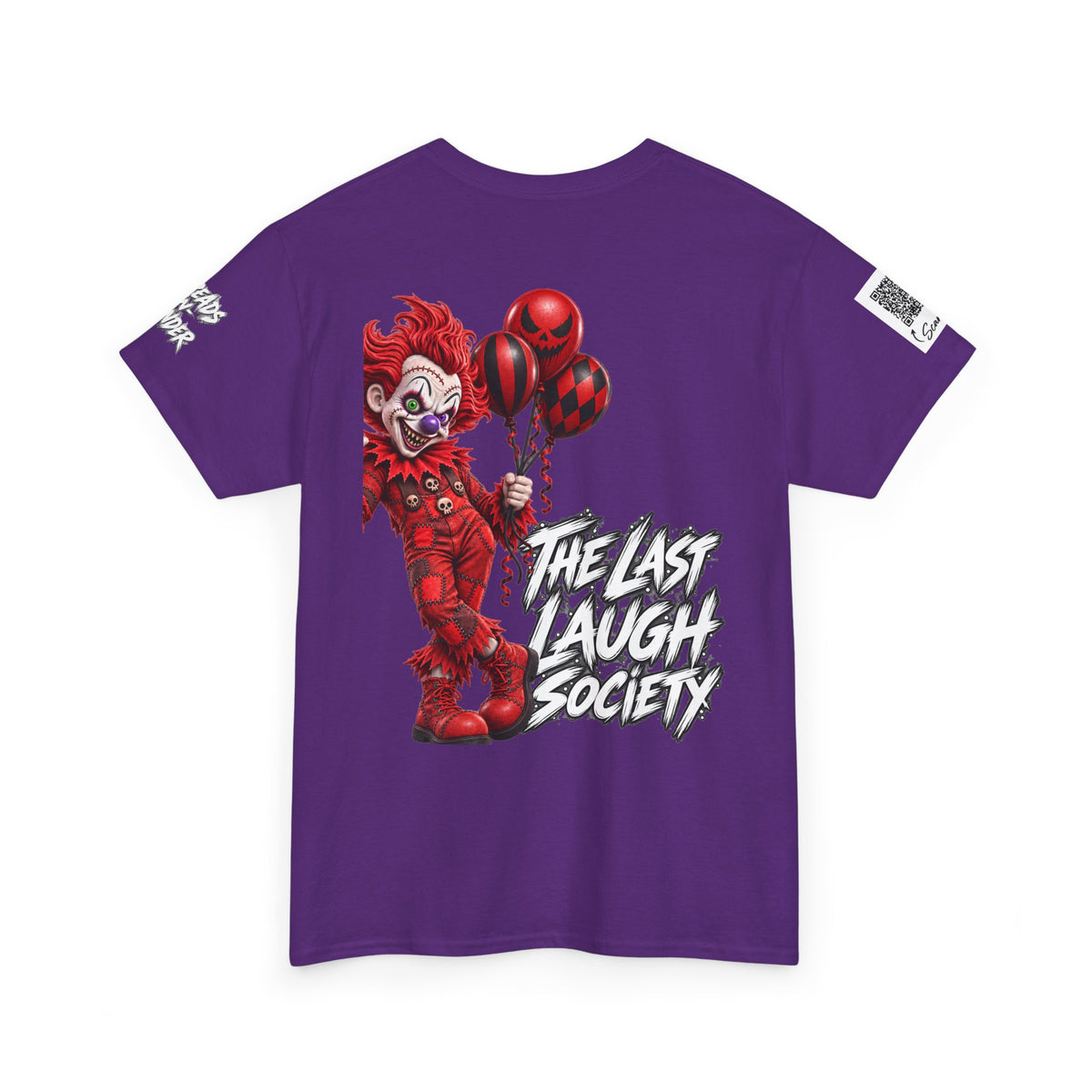 The Last Laugh Society Tee #126 — Carnival Clown Horror Graphic T-Shirt