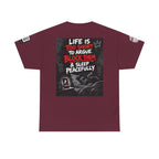 Life Is Too Short to Argue — Block Them & Sleep Back Graphic Tee