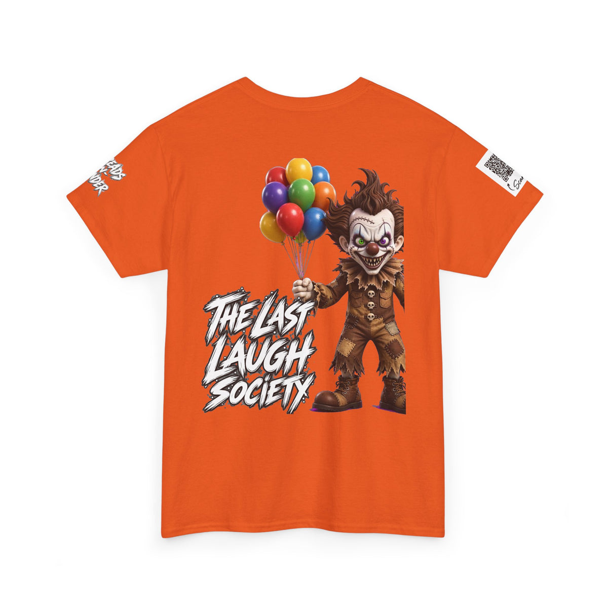The Last Laugh Society Tee #120 — Carnival Clown Horror Graphic T-Shirt