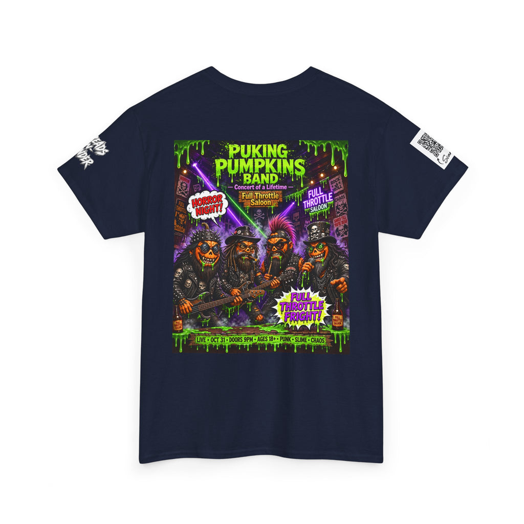 The Puking Pumpkins Band #7 — Concert of Life - Horror Graphic T-Shirt
