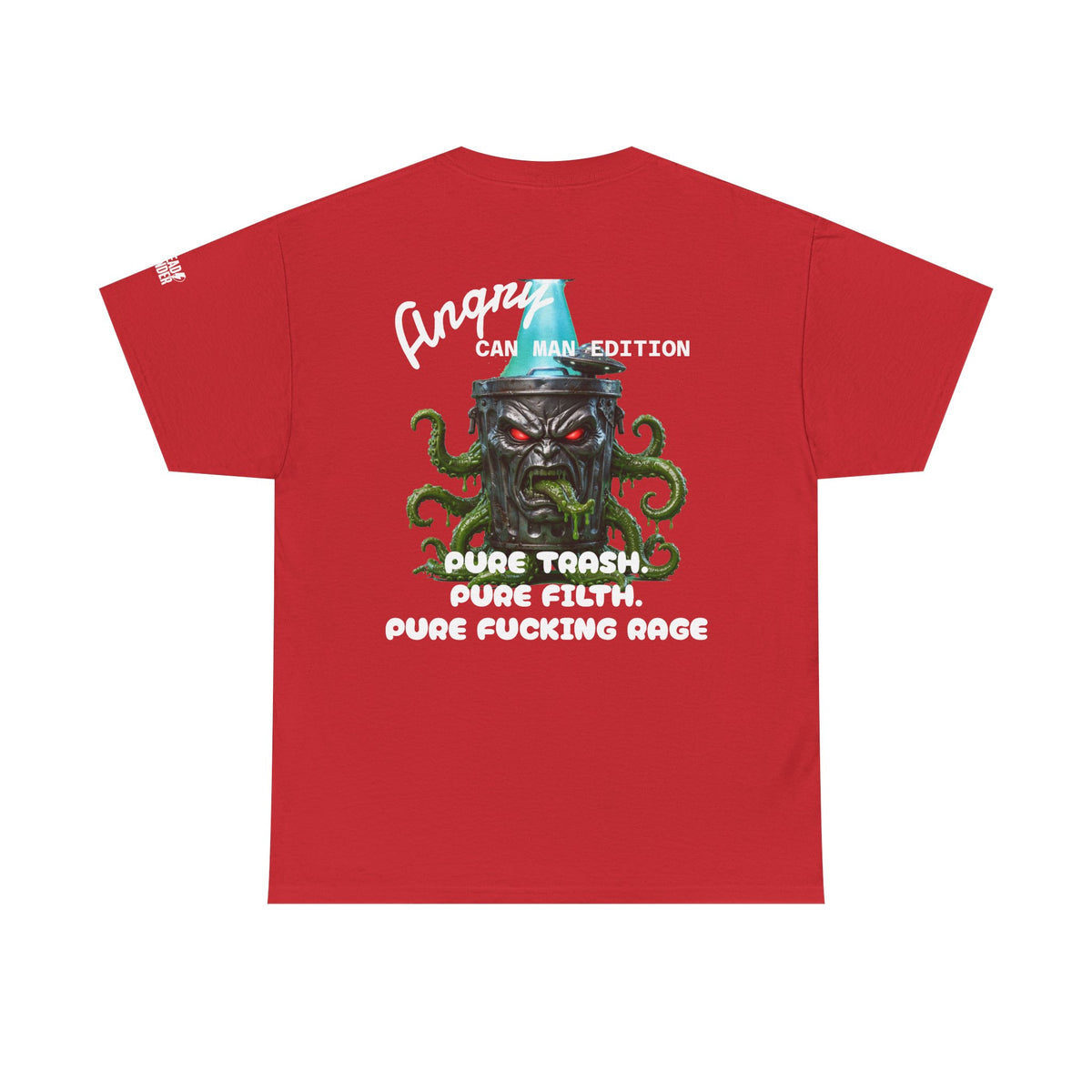 T-Shirt — Angry Can Man Monster Graphic Tee