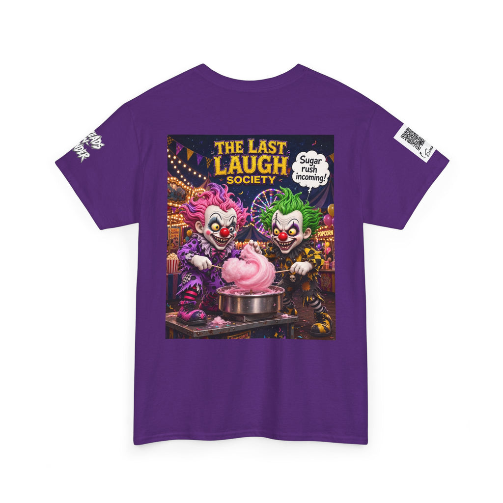 The Last Laugh Society Tee #134 — Carnival Clown Horror Graphic T-Shirt