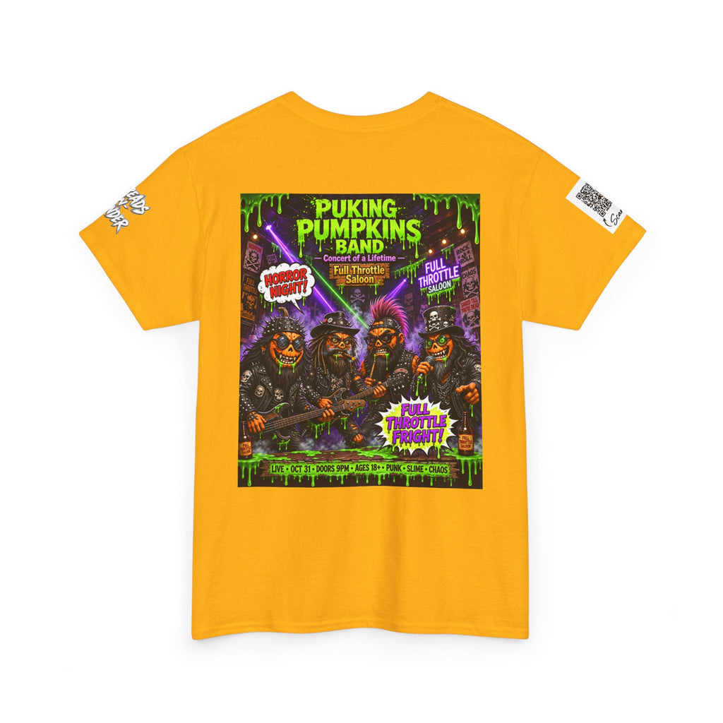 The Puking Pumpkins Band #7 — Concert of Life - Horror Graphic T-Shirt