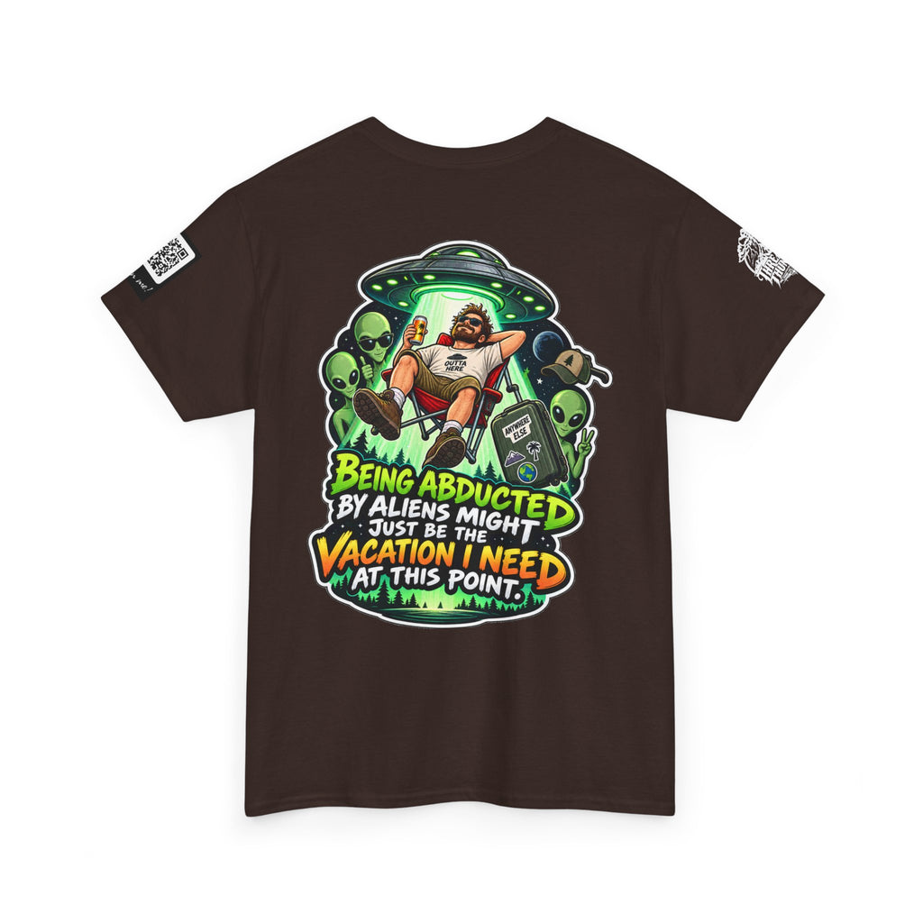 Alien Abduction Is the Vacation I Need Back Graphic Tee