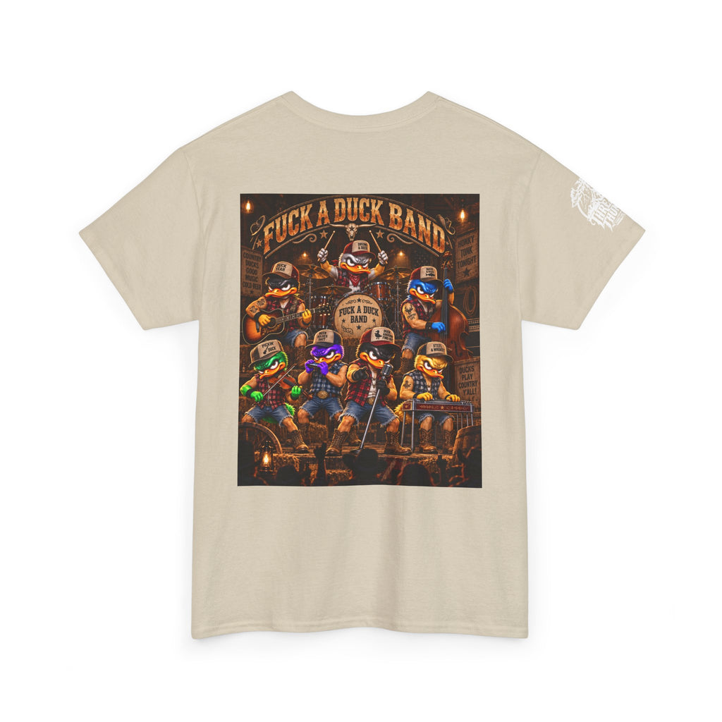 FUCK A DUCK BAND — Honky-Tonk Duck Band Back Graphic Tee