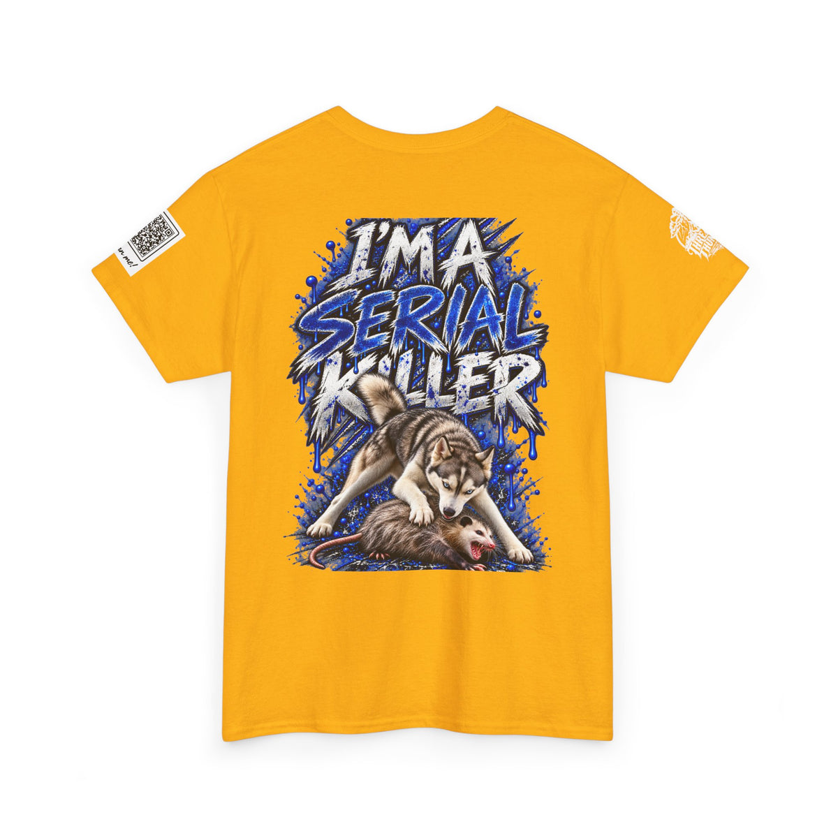 T-Shirt — "I'm A Serial Killer" Wolf Graphic Tee