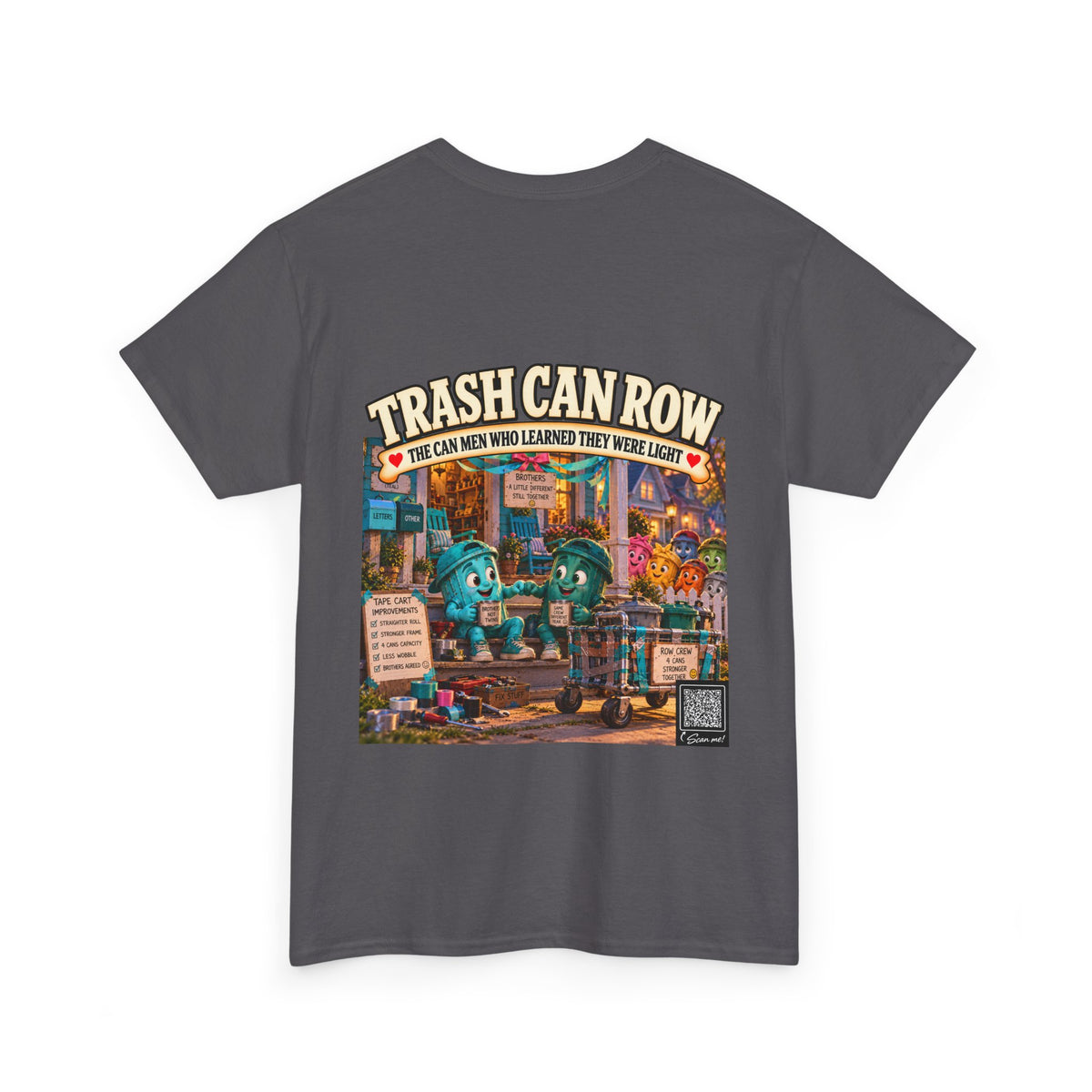 Trash Can Row Tee #1