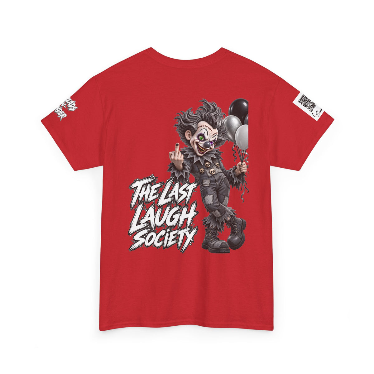 The Last Laugh Society Tee #119 — Carnival Clown Horror Graphic T-Shirt