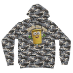 TRASH CAN MAN Camouflage Adult Hoodie