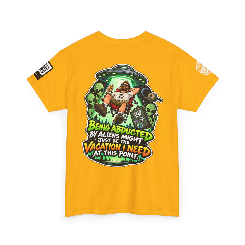 Alien Abduction Is the Vacation I Need Back Graphic Tee