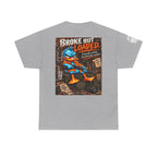 Broke but Loaded — Financially Unstable, Constitutionally Confident Back Graphic Tee