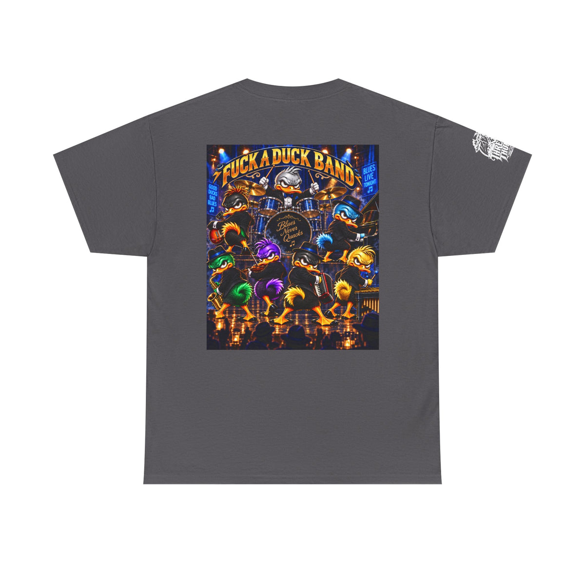 FUCK A DUCK BAND — Backstage Quack Crew Back Graphic Tee