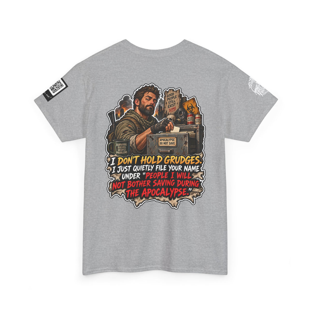 Apocalypse Grudge List — People I Won’t Save Back Graphic Tee
