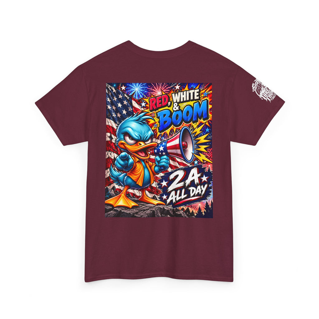 Red, White & Boom Patriotic Duck Back Graphic Tee