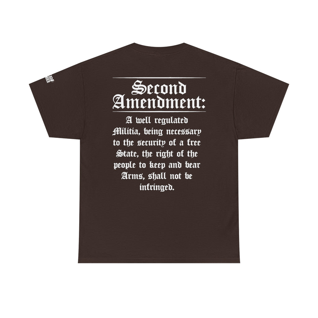 Second Amendment T-Shirt — Constitution Quote Flag Tee