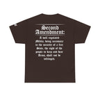 Second Amendment T-Shirt — Constitution Quote Flag Tee