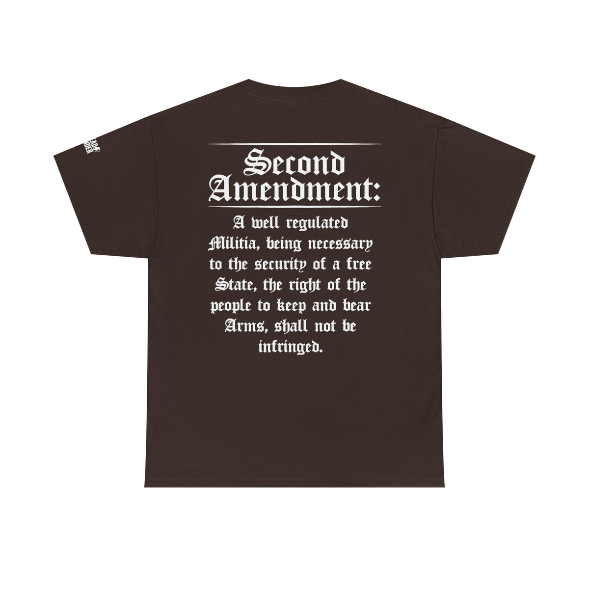 Second Amendment T-Shirt — Constitution Quote Flag Tee