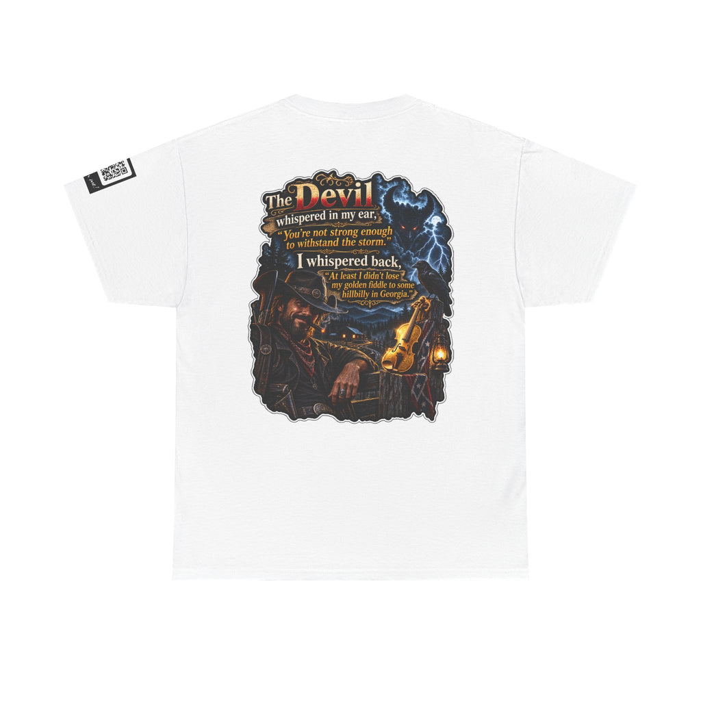 The Devil Whispered About the Storm — Georgia Hillbilly Back Graphic Tee