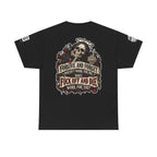 Forgive and Forget? Fuck Off and Die Works Better Back Graphic Tee