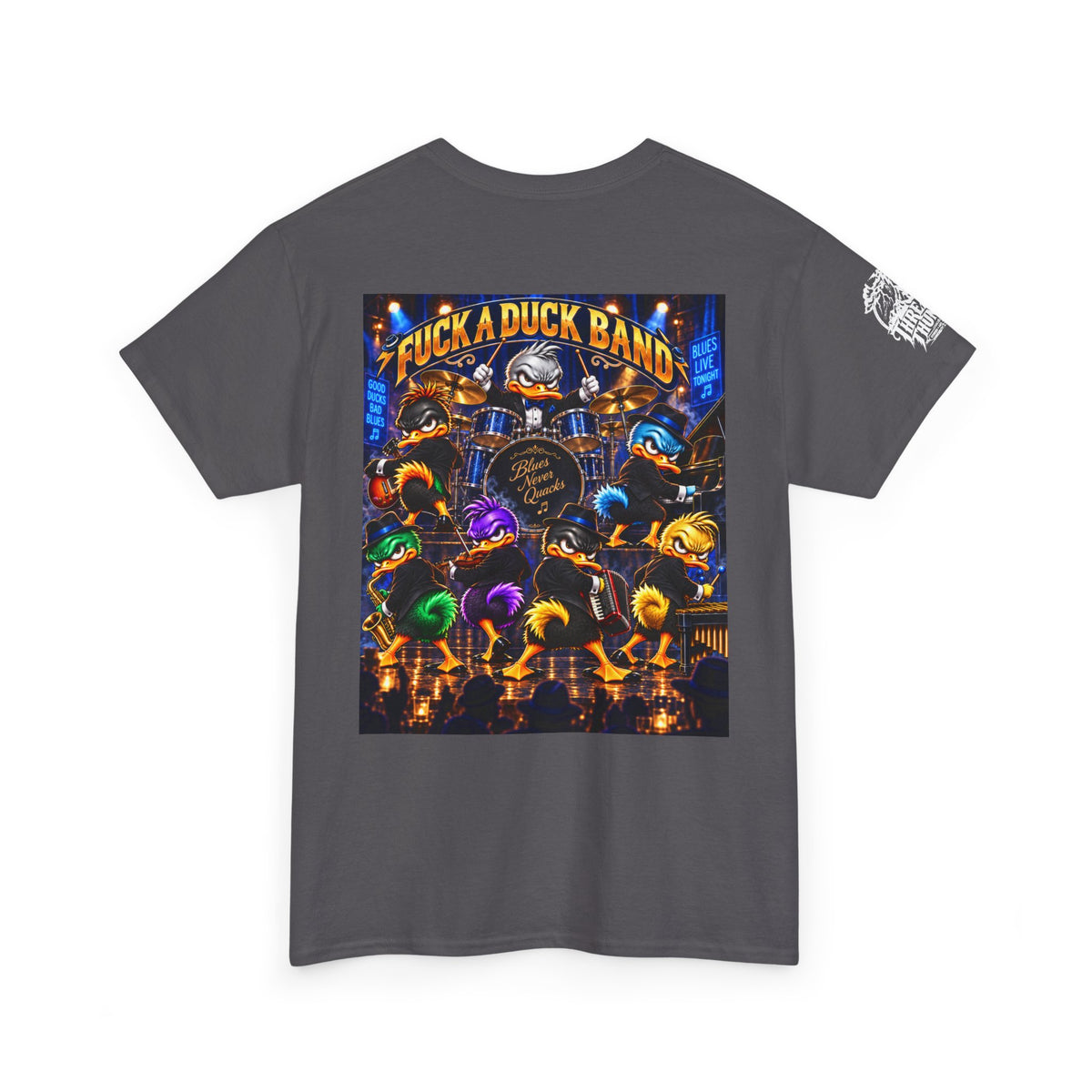FUCK A DUCK BAND — Backstage Quack Crew Back Graphic Tee