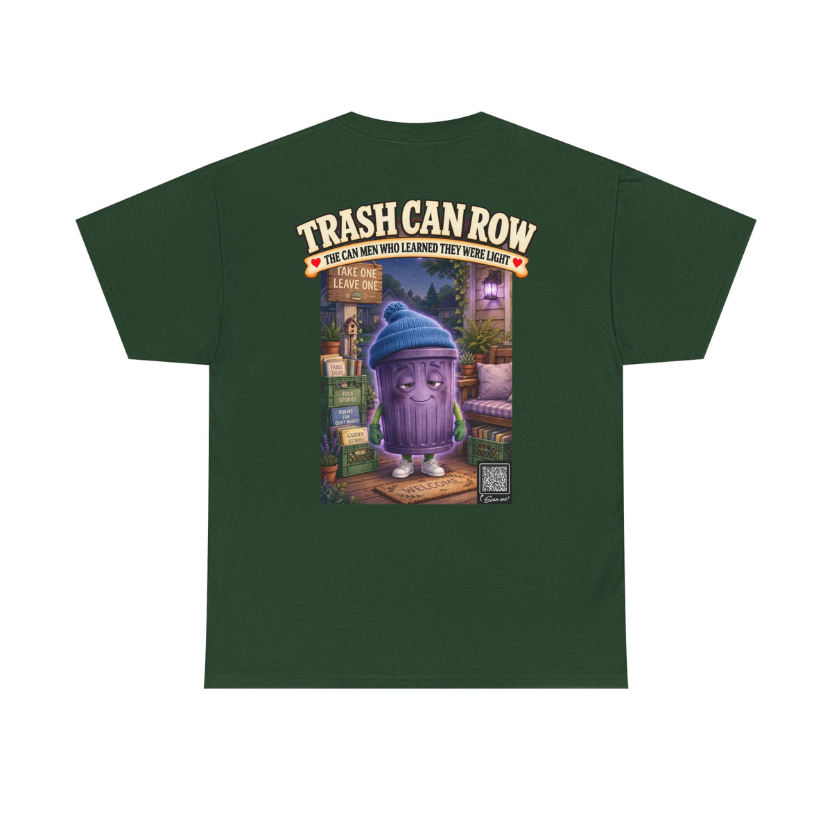 Trash Can Row Tee #7