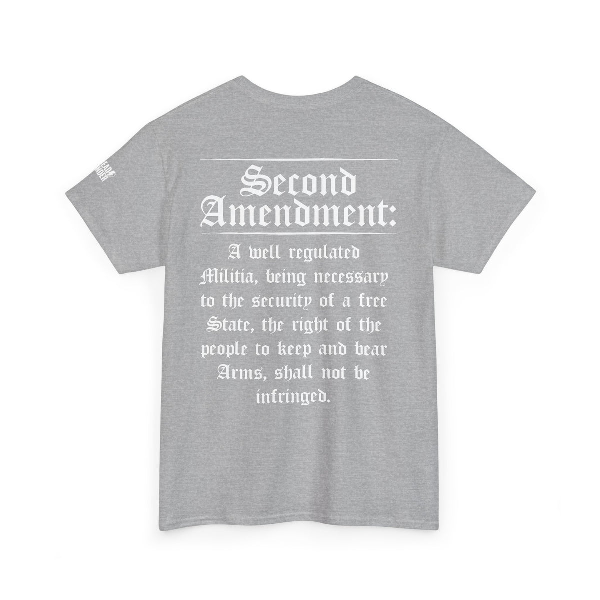 Second Amendment T-Shirt — Constitution Quote Flag Tee