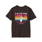 2 In The Pink Donut Peace Sign T‑Shirt — Retro Rainbow Dessert Graphic Tee