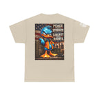Peace Through Strength, Liberty Through Rights Back Graphic Tee