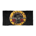 G AND R Skull & Roses Beach Towel