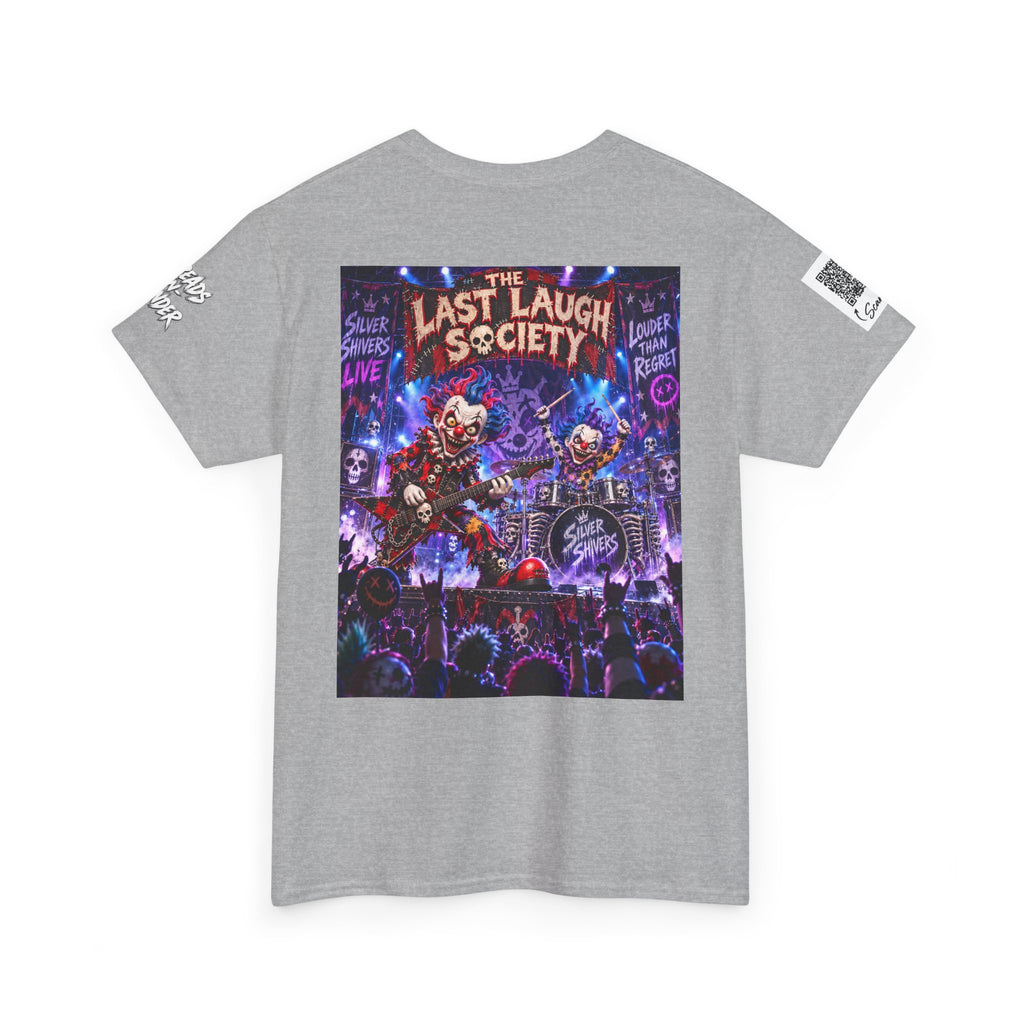 The Last Laugh Society Tee #123 — Carnival Clown Horror Graphic T-Shirt