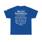 Second Amendment T-Shirt — Constitution Quote Flag Tee