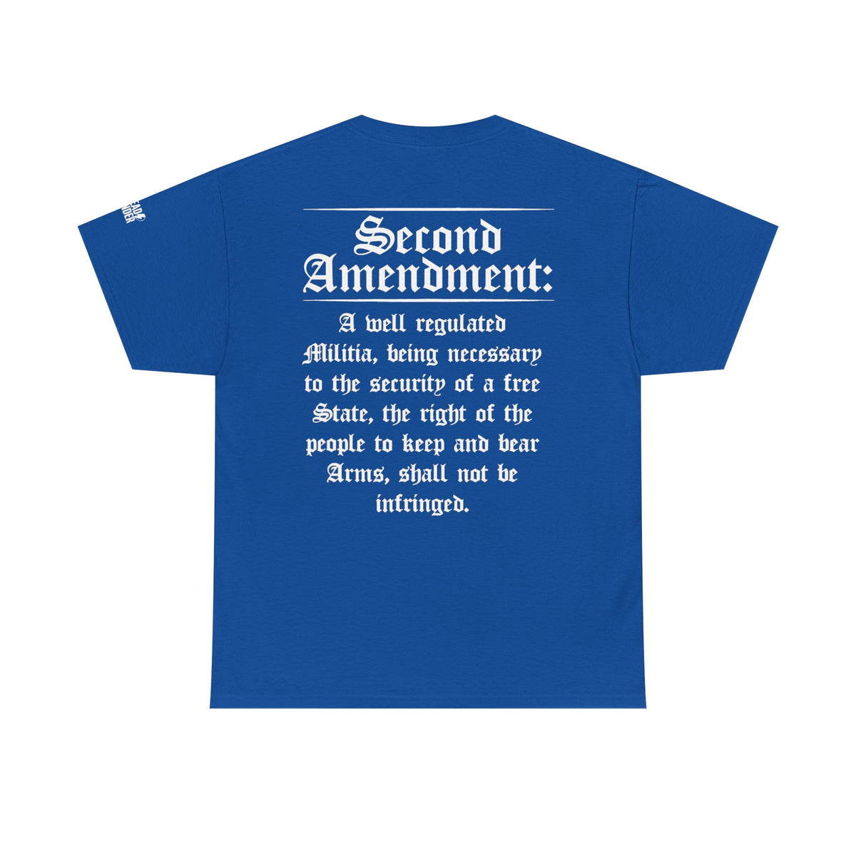 Second Amendment T-Shirt — Constitution Quote Flag Tee